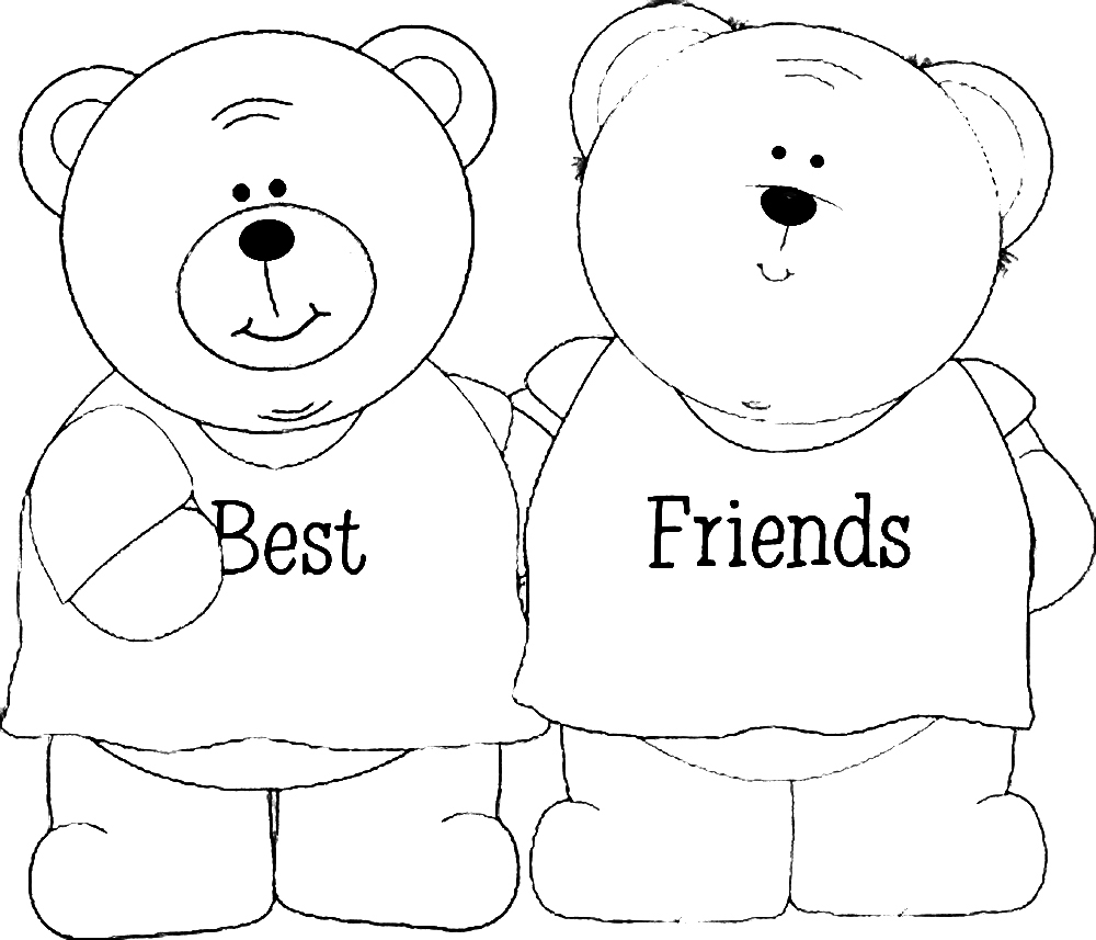 i love my bff coloring pages - photo #11