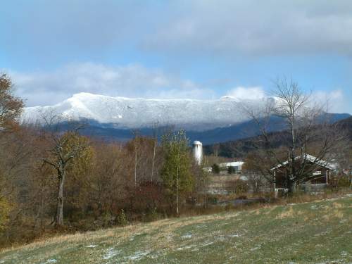 Mount Mansfield as seen from Underhill, Vermont / Photo by Lance Micklus (c) 2002