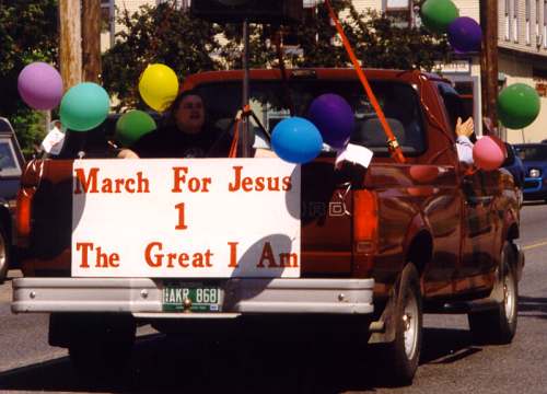 March For Jesus sound truck