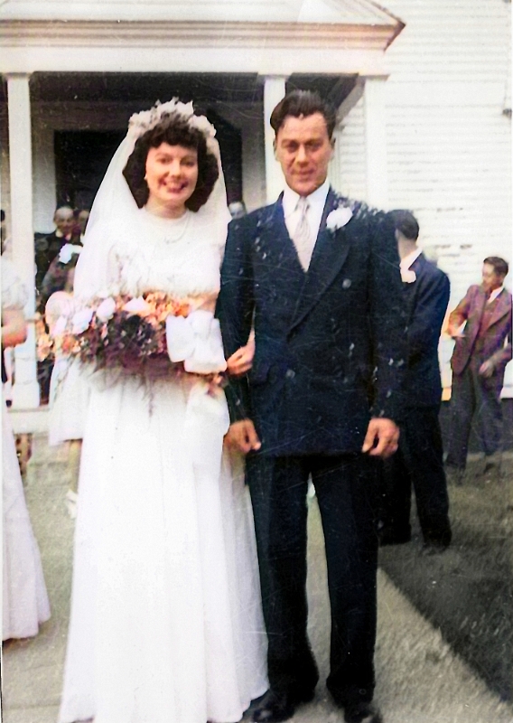 1947a-Wedding Day (7-1-1947)-sp (Colorized)