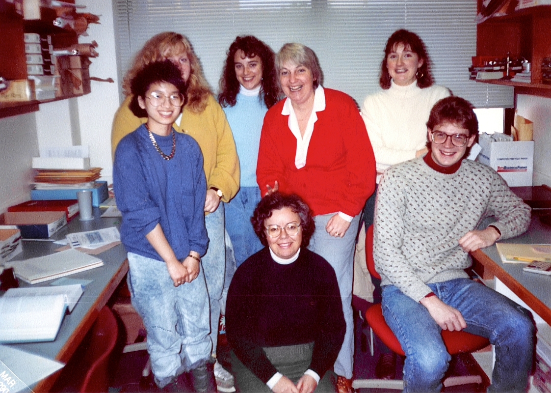 Photo Collect 95-16 Dianne's Office, UVM (Spring 1990)